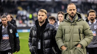 Spieler des Fußball-Drittligisten SSV Ulm