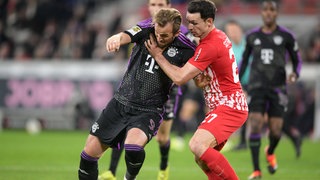 Harry Kane und Höfler im Duell