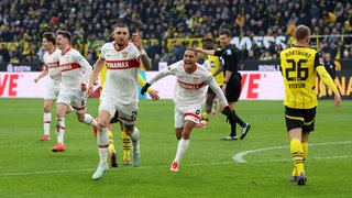 Jeff Chabot hat vergangene Saison für den VfB Stuttgart das 2:0 bei Borussia Dortmund erzielt.