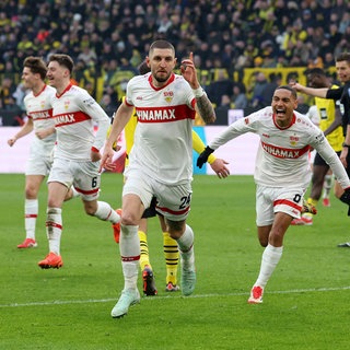 Jeff Chabot hat vergangene Saison für den VfB Stuttgart das 2:0 bei Borussia Dortmund erzielt.
