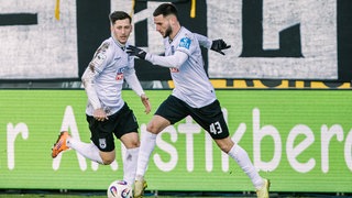 Spieler des SSV Ulm in Aktion