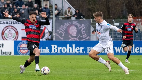 Umkämpfte Partie: Viktoria Köln gegen den SSV Ulm 1846