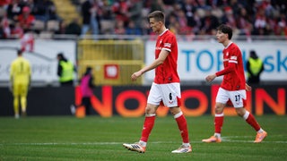 Enttäuschte Spieler des FCK