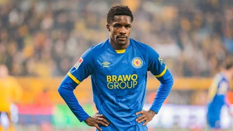 Christian Conteh im Trikot von Eintracht Braunschweig