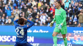 Der Karlsruher SC ließ gegen Hertha BSC einen Heimerfolg liegen