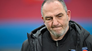 Frank Schmidt bei der Niederlage gegen den HSV