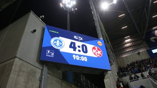 Der 1. FC Kaiserslautern verliert beim SV Darmstadt 98 mit 0:4
