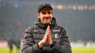 Trainer Julian Schuster vom SC Freiburg