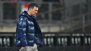 Christian Eichner, Trainer des KSC, nach dem Spiel beim 1. FC Nürnberg.