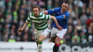 Andreas Hinkel bei Derby zwischen Celtic Glasgow und Glasgow Rangers im Jahr 2010