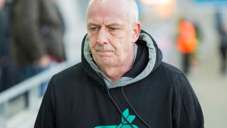 Mario Basler am Rande eines RL-Spiels in Chemnitz