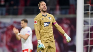 Bei der Niederlage der TSG Hoffenheim beim den Champions-League-Konkurrenten RB Leipzig musste Keeper Oliver Bauann fünf Gegentore hinnehmen.