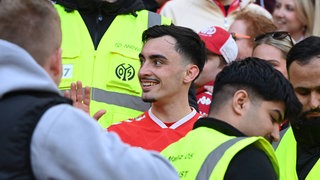 Paul Nebel auf der Tribüne des 1. FSV Mainz 05