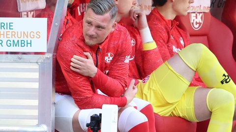 FCK-Kapitän Marlon Ritter und Stammkeeper Julian Krahl saßen gegen Eintracht Braunschweig auf der Bank.