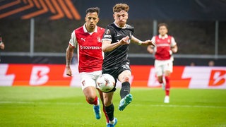 Philipp Treu vom SC Freiburg im Spiel gegen Sporting Braga