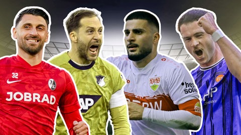 Der SC Freiburg, die TSG Hoffenheim, der VfB Stuttgart und der 1. FC Heidenheim in der Bundesliga