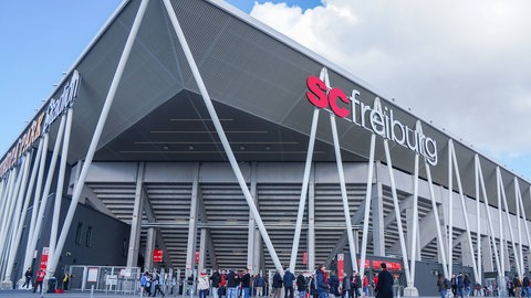Europa-Park-Stadion des SC Freiburg von außen