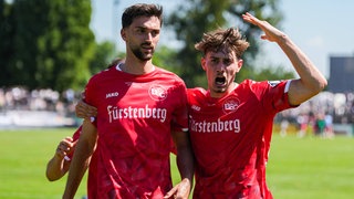  Elvir Zukaj hat den Bahlinger SC im Südbaden-Pokalfinale zum Sieg gegen den FC Villingen 08 geschossen.