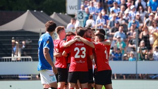 Die SG Sonnenhof Großaspach hat das WFV-Pokalfinale gegen die Stuttgarter Kickers souverän gewonnen