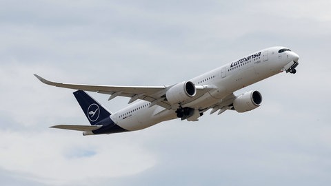 Der DFB-Flieger Richtung USA
