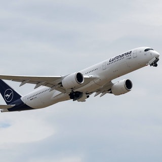 Der DFB-Flieger Richtung USA