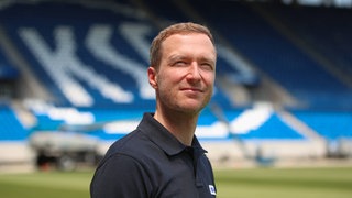 Trainingsauftakt beim KSC mit Maximilian Senft