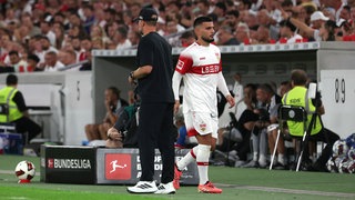 VfB-Stuttgart-Trainer Sebastian Hoeneß hat Stürmer Deniz Undav gegen Borussia Dortmund zur 64. Minute ausgewechselt.