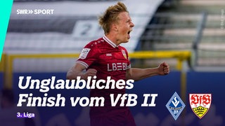 Spielszene Waldhof Mannheim - VfB Stuttgart II