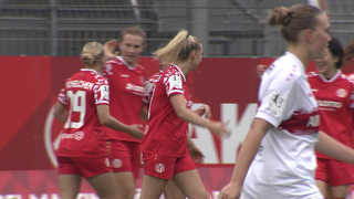 Mainz 05 gegen VfB Stuttgart in der 2. Frauen-Bundesliga