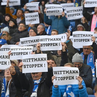 In Hoffenheim gab es Fanproteste vor der Partie gegen Leipzig
