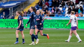 Spielerinnen der TSG Hoffenheim