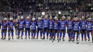 Adler Mannheim Arm in Arm nach Finaleinzug