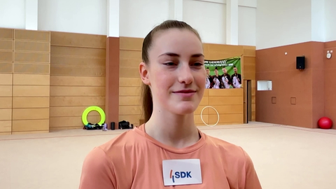 Darja Varfolomeev im Interview mit SWR Sport