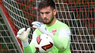 Dennis Seimen beim Training