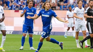 Tim Civeja hat den Karlsruher SC im Testspiel gegen Inter Mailand mit 1:0 in Führung geschossen.