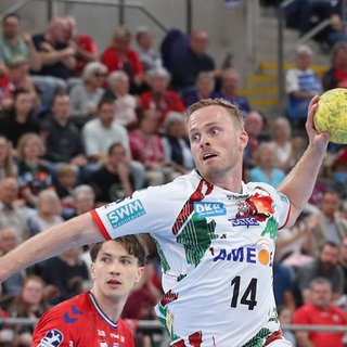 Omar Ingi Magnusson trifft für Magdeburg gegen Bietigheim