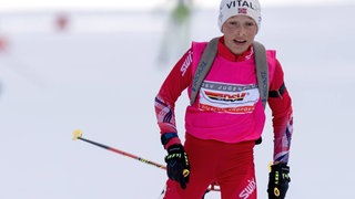 Florian Lipowitz als 15-Jähriger beim DSV Deutschlandpokal im Biathlon in Ruhpolding.