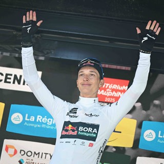 Florian Lipowitz beim Criterium Du Dauphine Libere im Juni 2025.