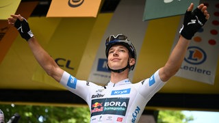 Florian Lipowitz ist bei der Tour de France auf dem besten Weg aufs Podium.