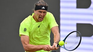 Alexander Zverev beim Weissenhof Tennisturnier in Stuttgart