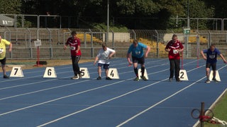 Leichtathletik bei der den Sepcial Olympics Landesspielen in Heilbronn.