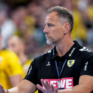 Trainer Maik Machulla von den Rhein-Neckar Löwen