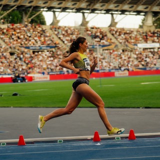  Gesa Felicitas Krause (Germany) during the 3000m steeplechase at the Wanda Diamond League MEETING de Paris on 20 06 2025