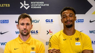 Niklas Kaul und Leo Neugebauer vor dem WM-Zehnkampf in Tokio
