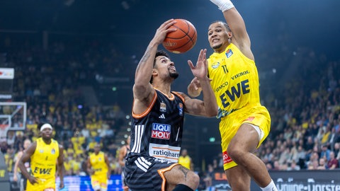 Umkämpftes Spiel in der BBL: Oldenburg gegen Ulm.