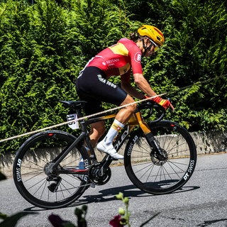 Radprofi auf der Strecke