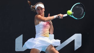 Tennisspielerin Julia Stusek bei den Australian Open 2025