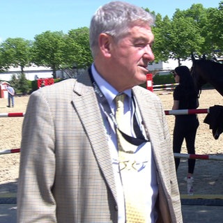 Peter Hofmann (Turnierdirektor) und Corinna Lauke (ehrenamtliche Helferin)