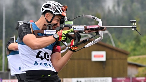 Simon Kaiser im Skistadion Arber Hohenzollern.