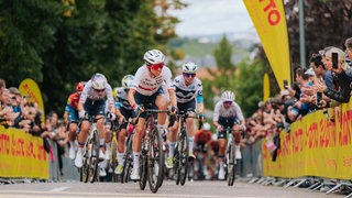 Kasia Niewiadoma-Phinney beim Stuttgarter Radrennen Women's Cycling Grand Prix